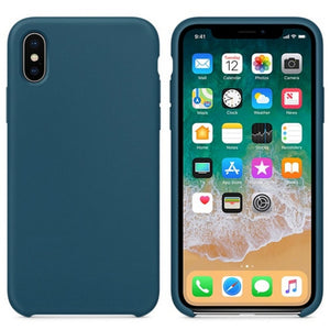 Luxury Original Silicone Case For iPhone 11 Pro Max X XR XS Max 6 6s 7 8 Plus Back LOGO Phone Case