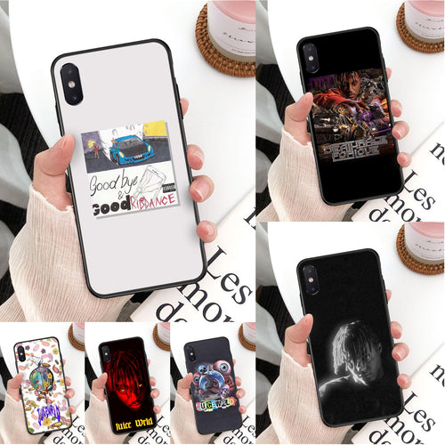 Q16 Juice WRLD TPU Phone Cover for Apple iPhone 6 6S 7 8 Plus 5 5S SE X Xs 11 Pro Max XR silicone Soft Case