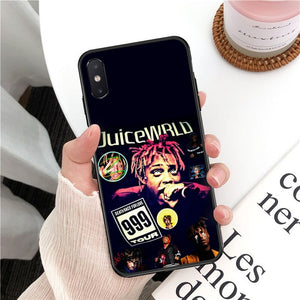 Q16 Juice WRLD TPU Phone Cover for Apple iPhone 6 6S 7 8 Plus 5 5S SE X Xs 11 Pro Max XR silicone Soft Case