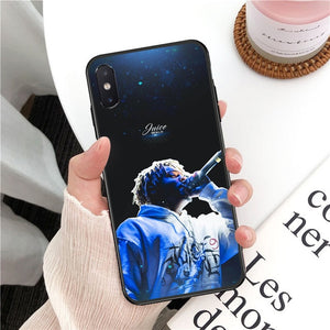 Q16 Juice WRLD TPU Phone Cover for Apple iPhone 6 6S 7 8 Plus 5 5S SE X Xs 11 Pro Max XR silicone Soft Case