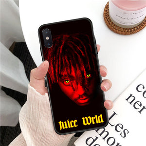 Q16 Juice WRLD TPU Phone Cover for Apple iPhone 6 6S 7 8 Plus 5 5S SE X Xs 11 Pro Max XR silicone Soft Case