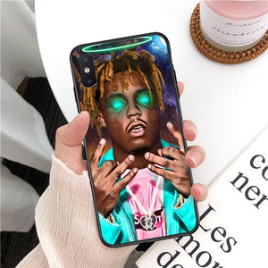 Q16 Juice WRLD TPU Phone Cover for Apple iPhone 6 6S 7 8 Plus 5 5S SE X Xs 11 Pro Max XR silicone Soft Case