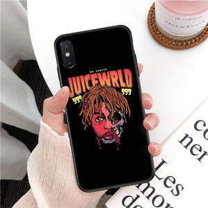 Q16 Juice WRLD TPU Phone Cover for Apple iPhone 6 6S 7 8 Plus 5 5S SE X Xs 11 Pro Max XR silicone Soft Case