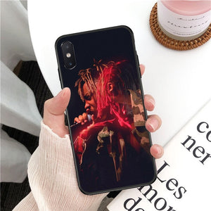 Q16 Juice WRLD TPU Phone Cover for Apple iPhone 6 6S 7 8 Plus 5 5S SE X Xs 11 Pro Max XR silicone Soft Case