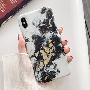 Lovebay Marble Pattern Phone Cases For iphone 11 Pro X XS XR Max Soft IMD Frosted Marbled Back Cover For iphone 8 7 6 6S Plus