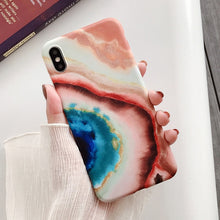 Load image into Gallery viewer, Lovebay Marble Pattern Phone Cases For iphone 11 Pro X XS XR Max Soft IMD Frosted Marbled Back Cover For iphone 8 7 6 6S Plus