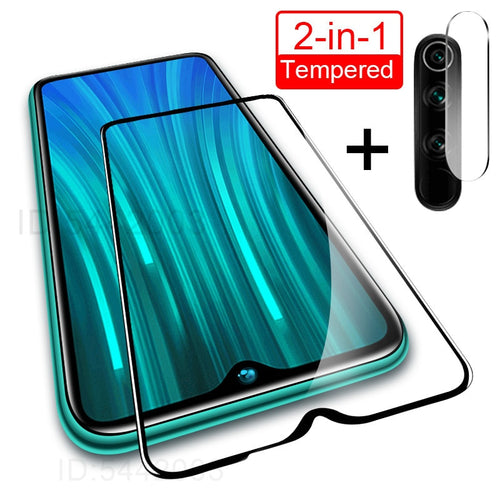 2 in 1 Camera Lens Tempered Glass For Redmi Note 8 7 6 5 Pro 8A 8T Screen Protector For Xiaomi Redmi 7 7A 8 8A 8T Glass Film