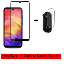 Load image into Gallery viewer, 2-in-1 Camera Glass Redmi Note 7 9D Tempered Glass Screen Protector Xiaomi Redmi Note 7 Glass Film redmi note 7 screen protector