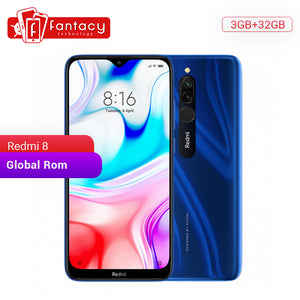 Global Rom Xiaomi Redmi 8 3GB 32GB Snapdragon 439 Octa Core Cellphone 12MP Dual Camera 5000mAh Large Battery Mobile Phone