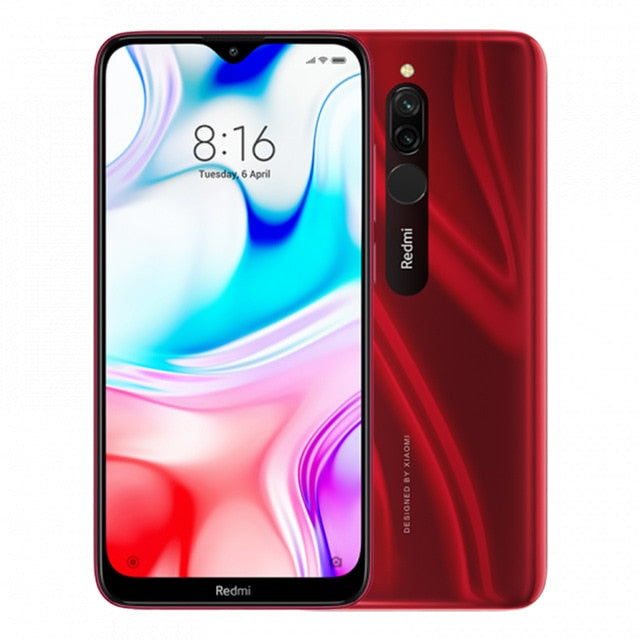 Global Rom Xiaomi Redmi 8 3GB 32GB Snapdragon 439 Octa Core Cellphone 12MP Dual Camera 5000mAh Large Battery Mobile Phone