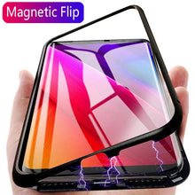 Load image into Gallery viewer, Magnetic Metal Adsorption Glass Case For Xiaomi Redmi Note 8 7 6 5 9T CC9E CC9 7A K20 A3 Lite Pro Magnet case Cover Capa Coque