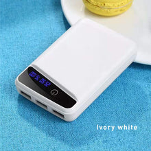 Load image into Gallery viewer, 10000mAh DIY Power Bank Shell Case Charge Box 3*18650 LED Digital Display Poverbank 2 USB Micro Type-c Powerbank Shell