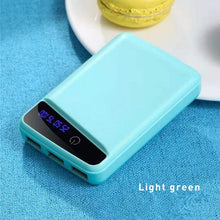 Load image into Gallery viewer, 10000mAh DIY Power Bank Shell Case Charge Box 3*18650 LED Digital Display Poverbank 2 USB Micro Type-c Powerbank Shell