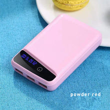 Load image into Gallery viewer, 10000mAh DIY Power Bank Shell Case Charge Box 3*18650 LED Digital Display Poverbank 2 USB Micro Type-c Powerbank Shell