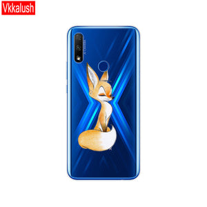 For Honor 9X Global Case Honor 9X Premium Case Silicon TPU Soft Back Cover Phone Case For Huawei Honor 9X Premium STK-LX1 Bumper