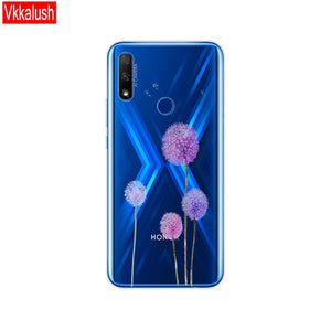 For Honor 9X Global Case Honor 9X Premium Case Silicon TPU Soft Back Cover Phone Case For Huawei Honor 9X Premium STK-LX1 Bumper