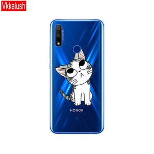 For Honor 9X Global Case Honor 9X Premium Case Silicon TPU Soft Back Cover Phone Case For Huawei Honor 9X Premium STK-LX1 Bumper