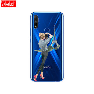 For Honor 9X Global Case Honor 9X Premium Case Silicon TPU Soft Back Cover Phone Case For Huawei Honor 9X Premium STK-LX1 Bumper