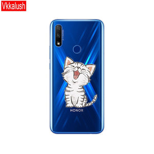 For Honor 9X Global Case Honor 9X Premium Case Silicon TPU Soft Back Cover Phone Case For Huawei Honor 9X Premium STK-LX1 Bumper