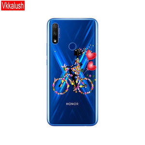 For Honor 9X Global Case Honor 9X Premium Case Silicon TPU Soft Back Cover Phone Case For Huawei Honor 9X Premium STK-LX1 Bumper