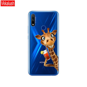 For Honor 9X Global Case Honor 9X Premium Case Silicon TPU Soft Back Cover Phone Case For Huawei Honor 9X Premium STK-LX1 Bumper