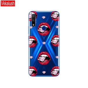 For Honor 9X Global Case Honor 9X Premium Case Silicon TPU Soft Back Cover Phone Case For Huawei Honor 9X Premium STK-LX1 Bumper