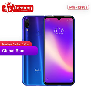 Original Xiaomi Redmi Note 7 Pro 6GB 128GB 48MP IMX 586 Camera Snapdragon 675 Octa Core 6.3'' FHD Screen Mobile Phone 4000mAh