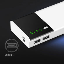 Load image into Gallery viewer, New 20000mAh DIY Power Bank Shell Micro Input 2 USB Output Digital Display Powerbank Charing Box Charging Shell (Note No Weld)