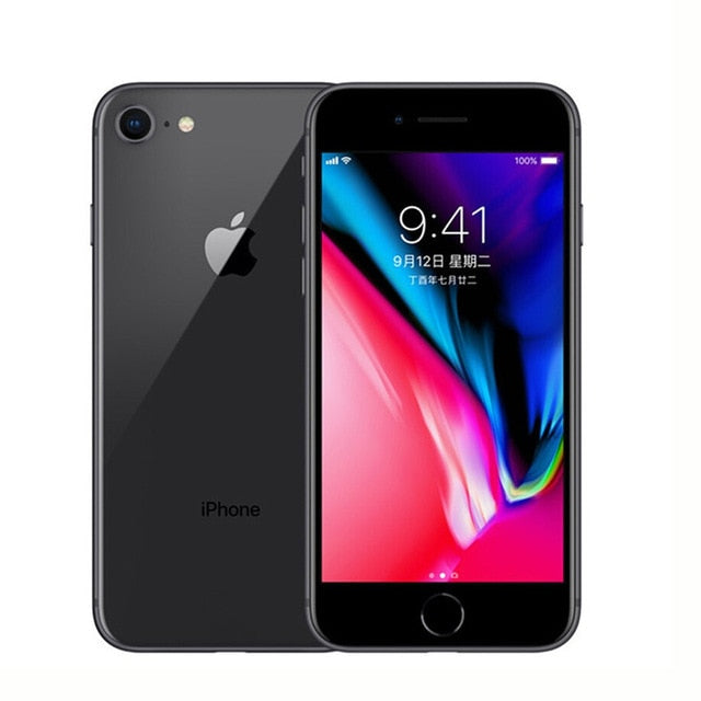 Original Apple iPhone 8 2GB RAM 64GB/256GB Hexa-core IOS 3D Touch ID LTE 12.0MP Camera 4.7