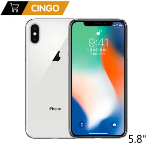 Original Apple iPhone X 3GB RAM 64GB 256GB ROM 5.8" iOS Hexa core 12.0MP Dual Back Camera Unlocked 4G LTE Mobile Phone