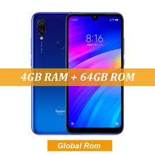 Load image into Gallery viewer, Global Rom Xiaomi Redmi 7 4GB RAM 64GB ROM Snapdragon 632 Octa Core 12MP Dual AI Camera Mobile Phone 4000mAh Large Battery