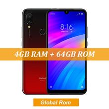 Load image into Gallery viewer, Global Rom Xiaomi Redmi 7 4GB RAM 64GB ROM Snapdragon 632 Octa Core 12MP Dual AI Camera Mobile Phone 4000mAh Large Battery